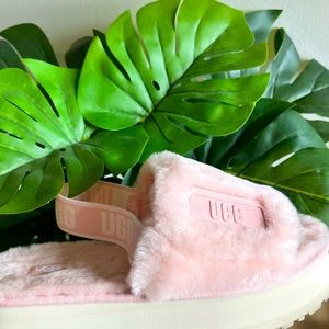 Authentic  pink ugg DISCO SLIDE